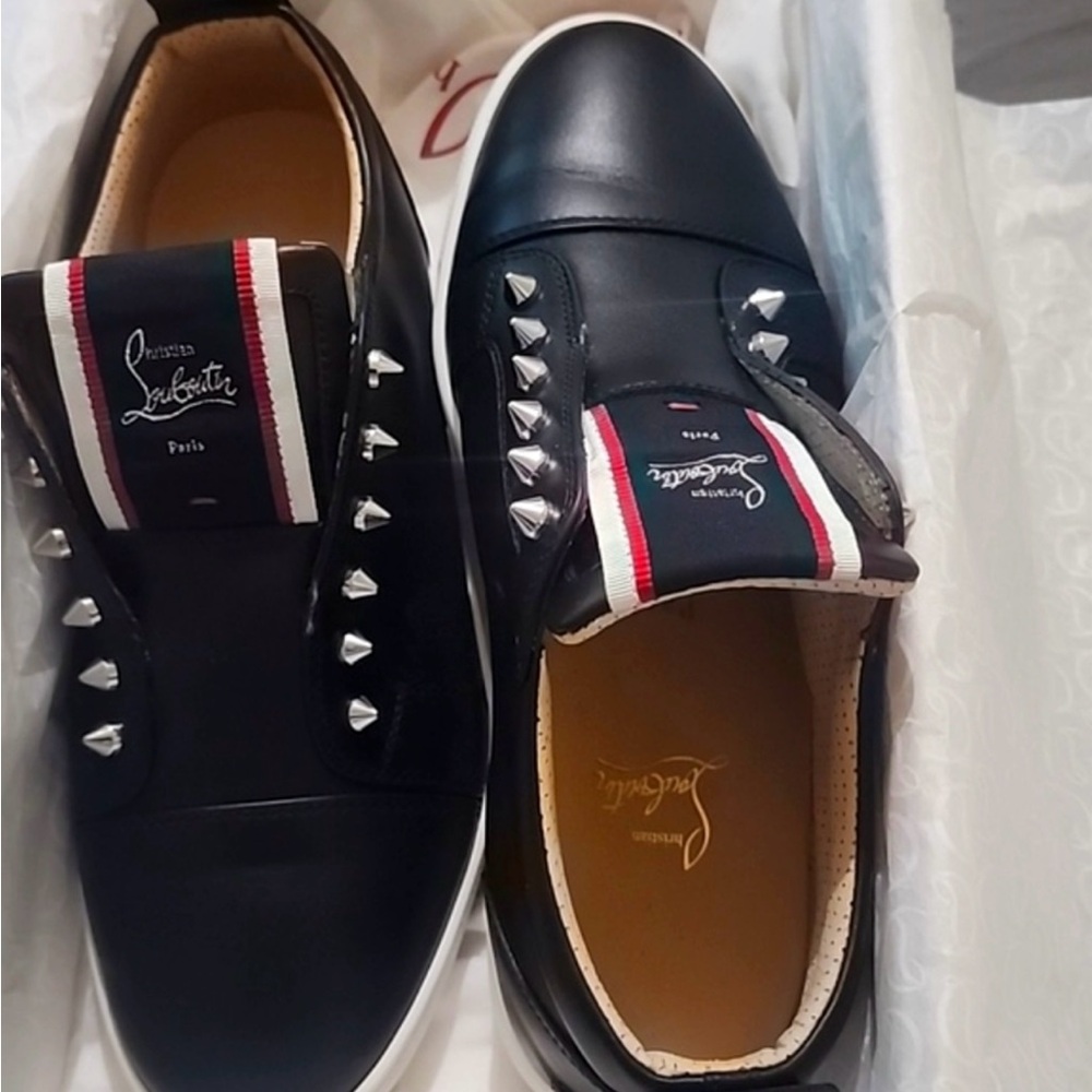 Wonderfull LOUBOUTIN F.A.V Fique Vontade sneacker.For man or woman. Size 40.5 .